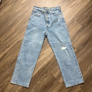 NWOT Levi’s Ribcage Straight Ankle
